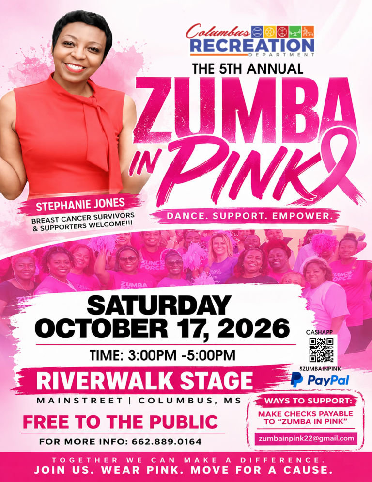 The 5th Annual Zumba in Pink flyer